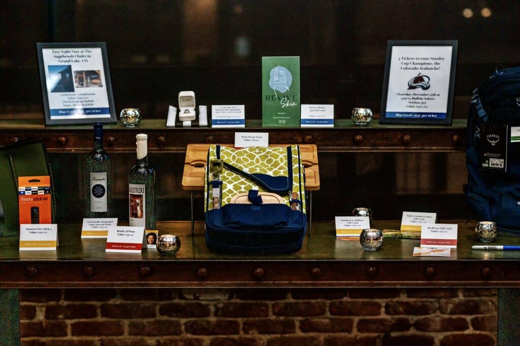 silent auction raffle denver first integrity title